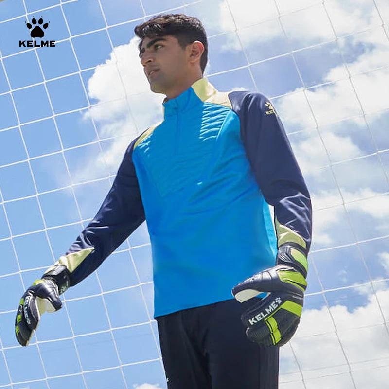 Мужской осенний тренировочный топ KELME с молнией на половину