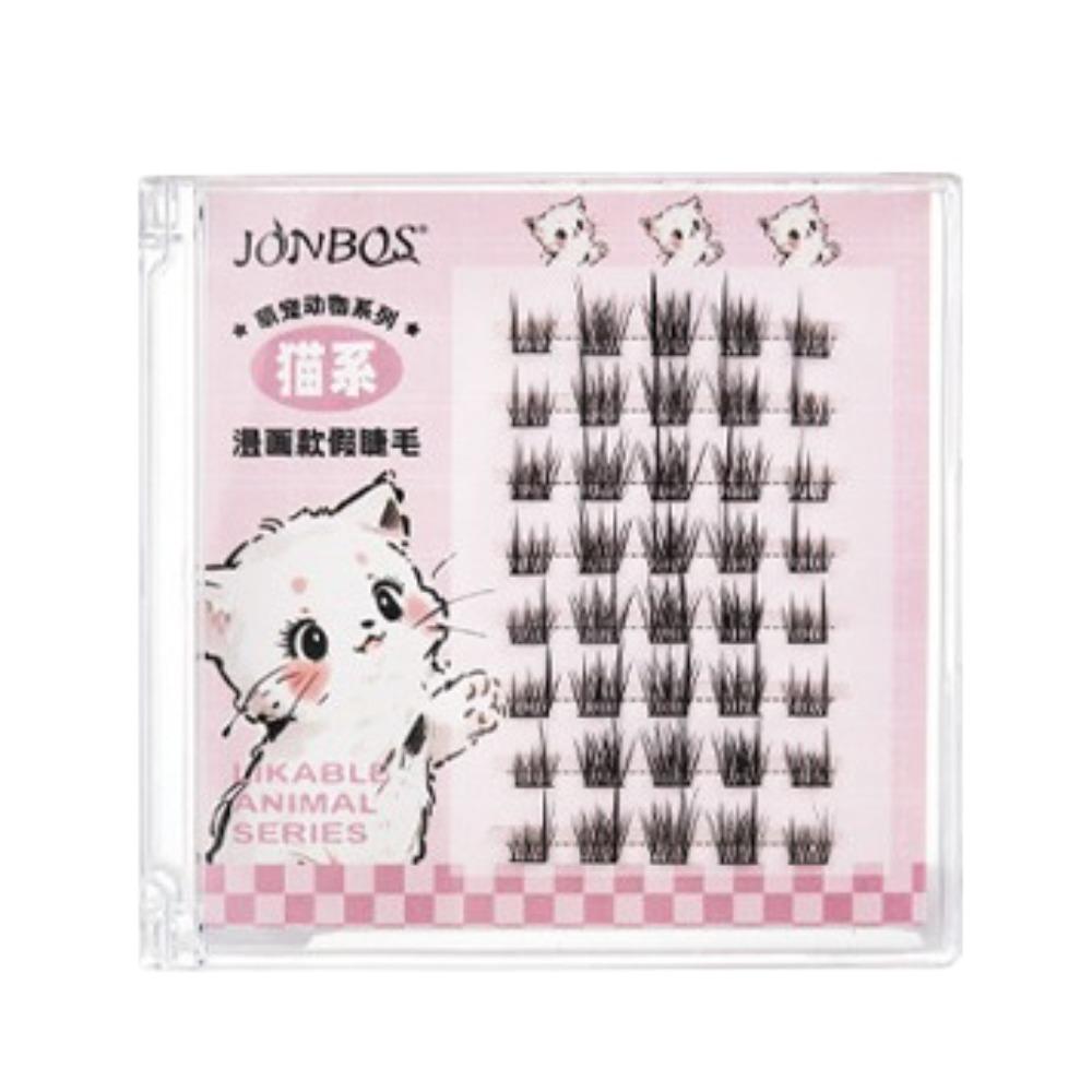 Самодельные накладные ресницы Многоразовые пучки накладных ресниц Пушистые самоклеящиеся пучки ресниц Макияж