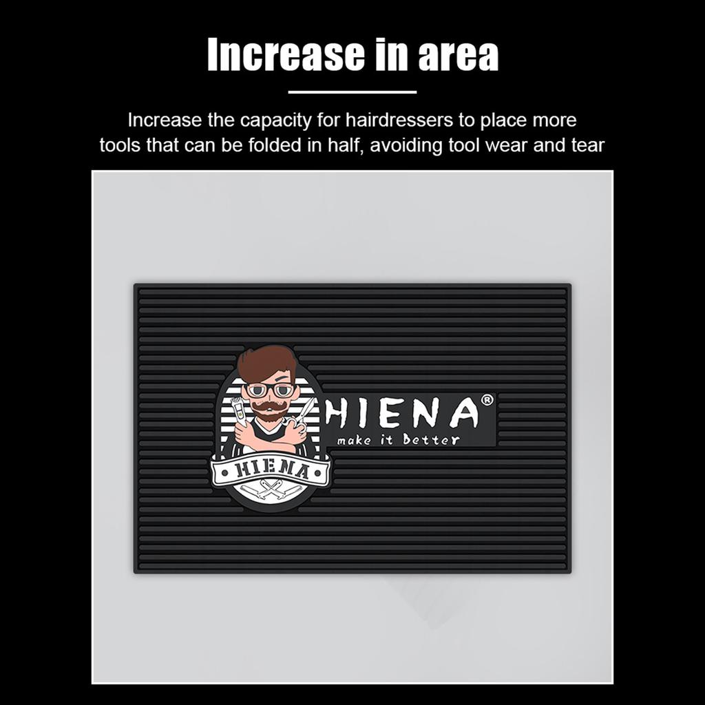 Парикмахерский противоскользящий термостойкий коврик для органайзера парикмахерских инструментов Haiyina Аксессуары для парикмахерской станции 50x70 см