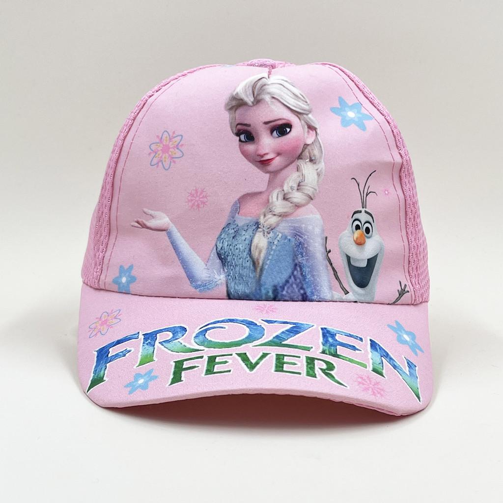 Baseball Character Frozen Hat With Breathable Polyester Material Protection Sun