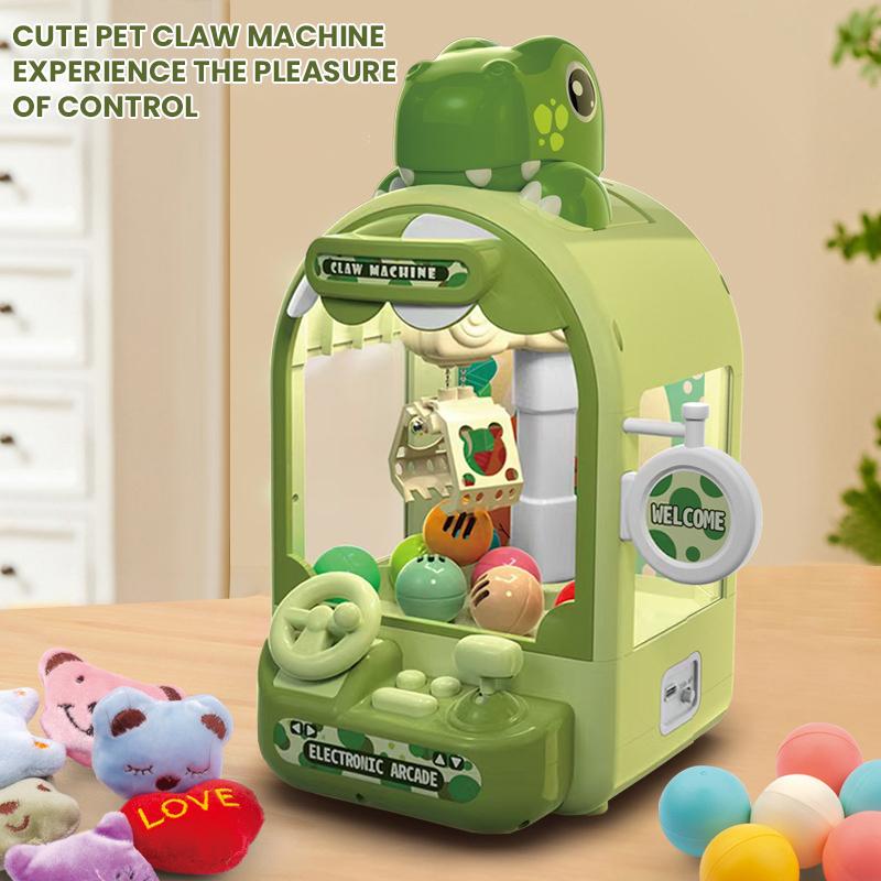 Большая claw machine, огни, музыка, шарик, автомат с конфетами, плюшевая игрушка, автомат с вращающимися яйцами, игрушки для мальчиков и девочек, семейная игра, подарки