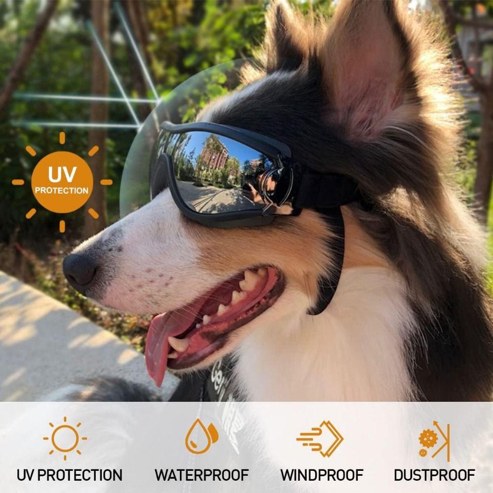 Дышащие очки для собак с защитой от запотевания, комфортные для глаз питомца, защита для прогулок на улице