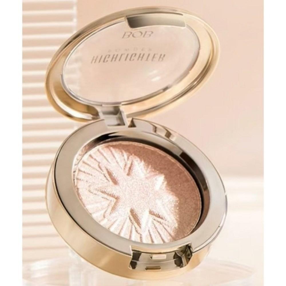 BOB Embossing Glitter Highlighter Powder Shimmer Contouring 3 типа, 1 шт., нет. 3 Розовый