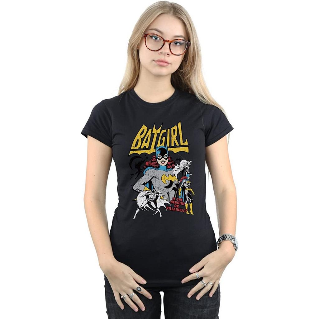 DC Comics Womens/Ladies Heroine Or Villainess Batgirl Cotton T-Shirt