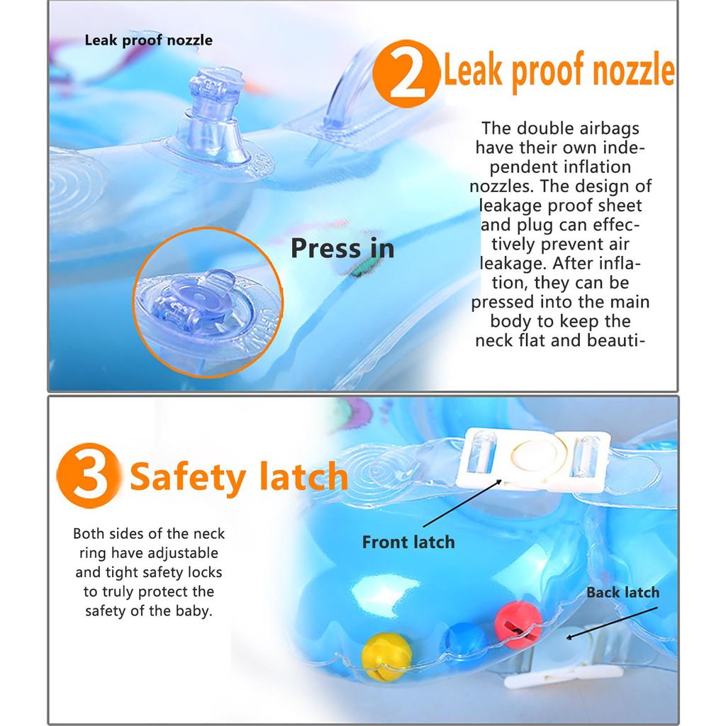 Summer Give Away Inflator Pool Floats With Baby Swimming Ring Dolphin For Baby