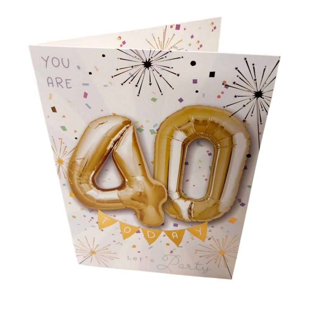Sensations 40 Today Foil Balloon