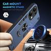 For Xiaomi Redmi Note 13 Pro 4G/Poco M6 Pro 4G Case Magnetic Car Mount Kickstand Phone Cover