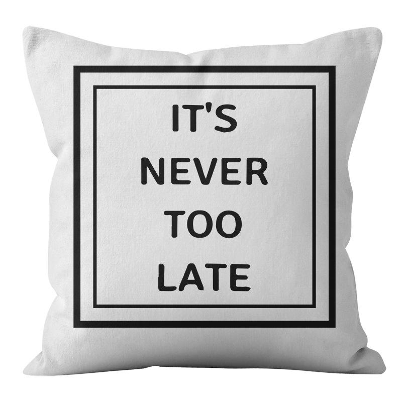 Скандинавский Минималистичный Стиль Черно-Белая Абстрактная Геометрическая Наволочка Домашняя Гостиная Диванная Подушка Наволочка