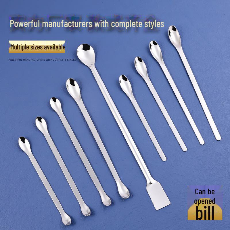 Медицинская ложка из нержавеющей стали для упаковки косметики — вариант с одной или двумя головками