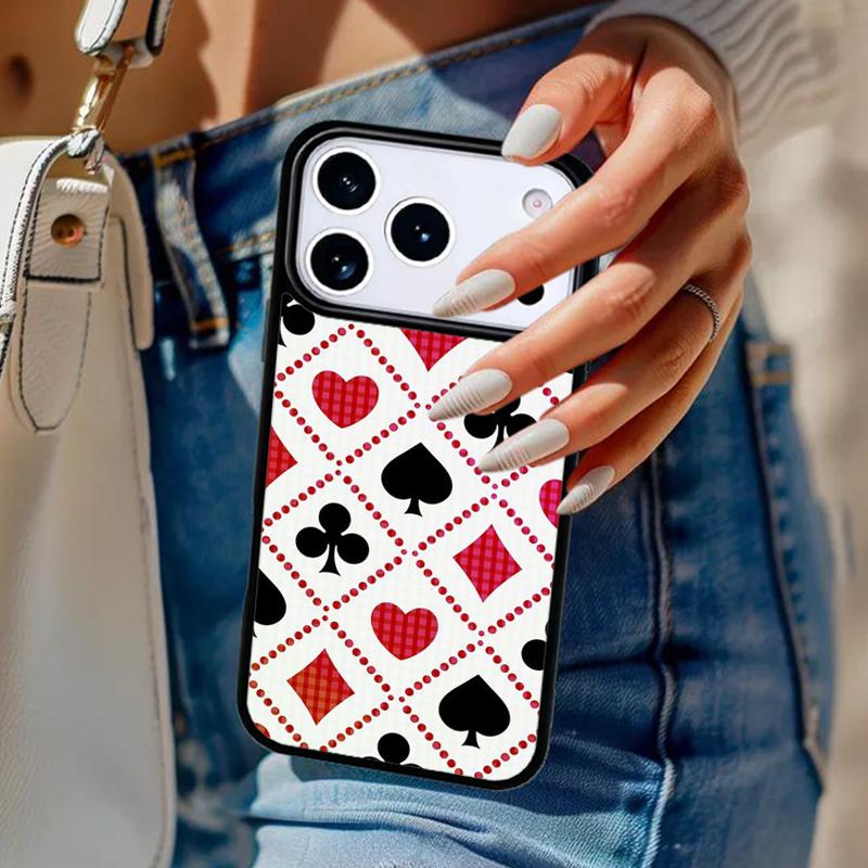 КОЛЛЕКЦИЯ ИГРАЛЬНЫХ КАРТ ДЛЯ КАЗИНО Чехол для телефона Для iPhone 17 Air 14 15 13 12 Max Чехол Для Apple 14 15 16 16e 11 Pro Max Plus Coque