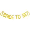 In Stock 'Bride to Be' Glitter Diamond Ring Banner - Bachelorette Party Garland