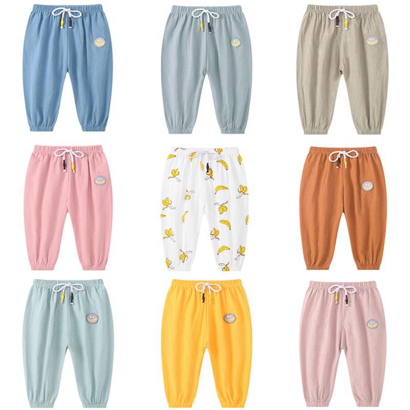 Spring Fashion Children Boy Girl Solid Harem Pants Trousers Toddler Long Casual Bottoms