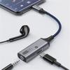 Адаптер 2-в-1 USB Type-C на AUX 3,5 мм для наушников и зарядки для Samsung Huawei