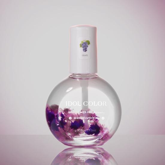 Nail Oil with Dried Flower Extracts Nourishing Moisturizing Treatment for Stronger Nails Floral Fragrance Gel Polish Nail Care Oil for Manicure