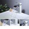 Wide Mouth Waterfall Faucet Bathroom Vanity Vessel Sinks Mixer Tap Water Faucet