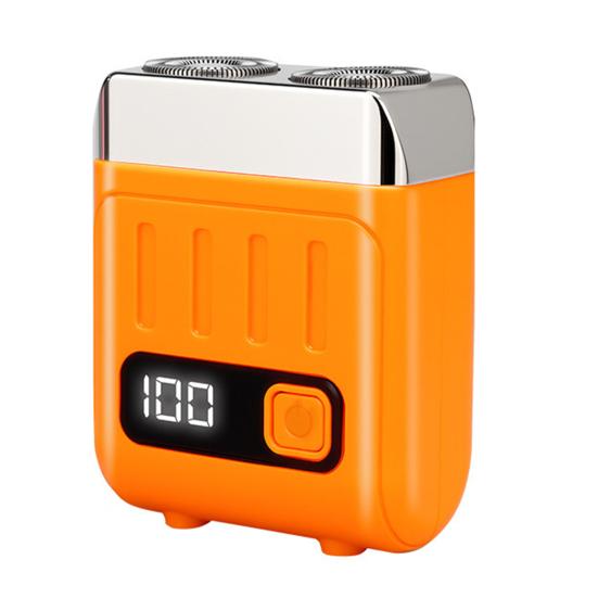 Double-head Mini Electric Shaver USB Rechargeable Waterproof Portable Travel Wet Dry Shaving Razor Men