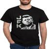 CafePress футболка с эскизом Кеннеди, темная, мужская, 100% хлопок, классическая графическая темная футболка