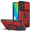 Armor Case For VIVO Y28S Y18 Y18e Y28 Y03 Y02 Y17S Y27 Y16 Y36 5G Cover Lens Protection With Ring Magnetic Holder Coque Fundas