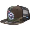 Casquette 9FIFTY - New Era - Tennessee Titans - Camo Bois - Taille Unique - Trucker Mesh