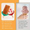 Silicone Ice Cream Holder Stand Summer Popsicle Holder Leak-Proof Support Drip Guard for Children's Ice Pop On-The-Go Snack Tray