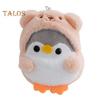 Penguin Plush Keychain Cute Penguin Pendant Hat Key Ring for Girls Gifts Creative School Bag Accessories