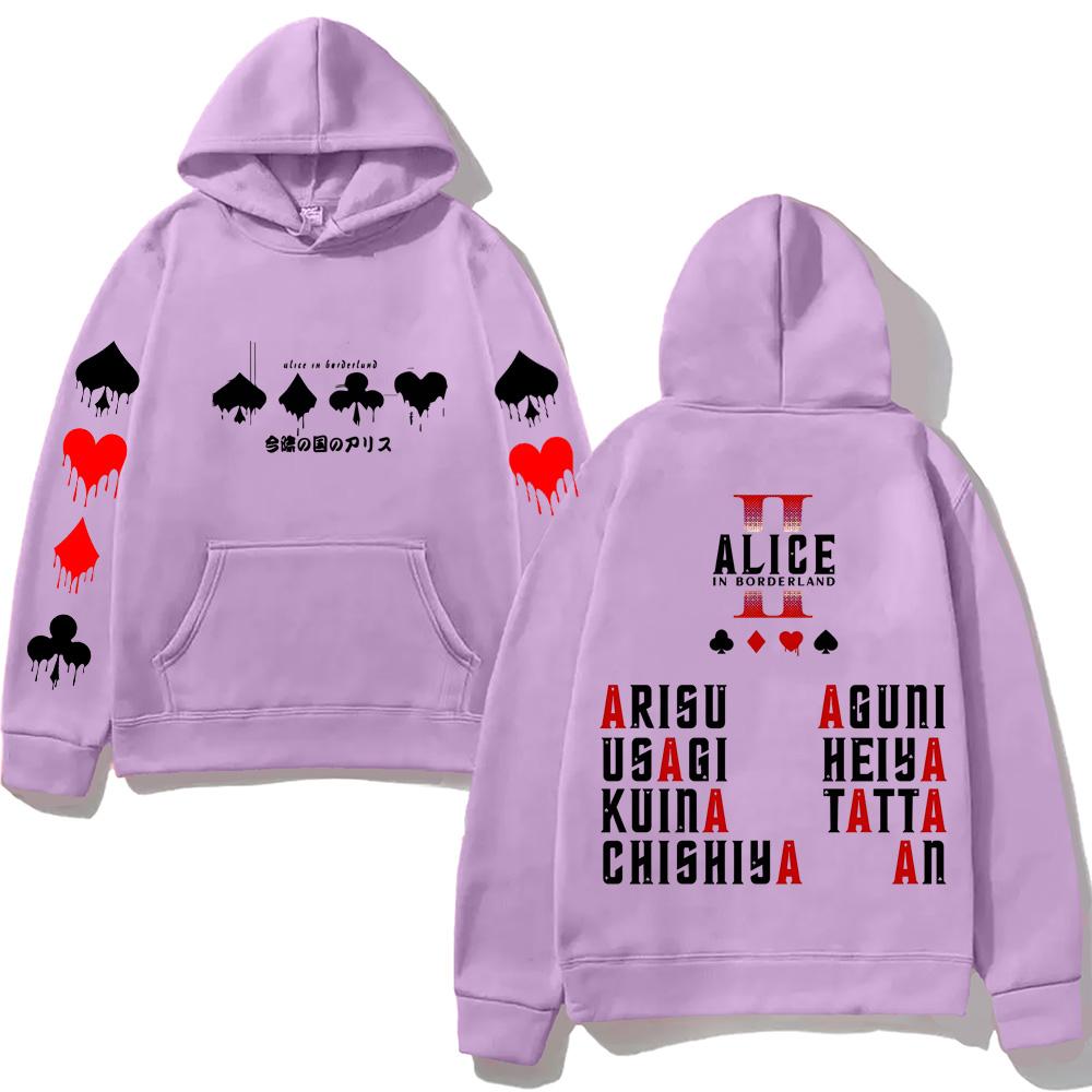 Alice In Borderland Hoodies Harajuku with Hooded Casual Comfortable Clothing High Quality Hoodie Retrofor Autumn/Winter Hooded