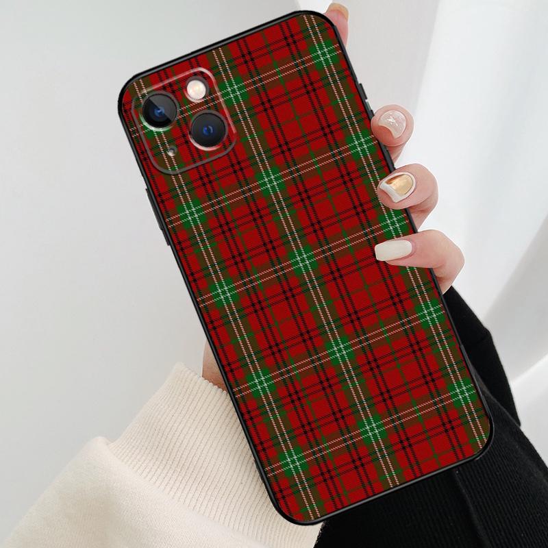 Чехол для телефона Clan Stewart с узором в клетку для iPhone 17 Pro Max 15 14 13 11 12 16 Pro Max mini 15 16 Plus 16e 17 Air Cover