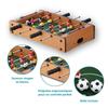 DEVESSPORT Mini Baby-Foot De Table Pour Enfant, Jeu De Foot Portable Avec Joueurs Et Marqueurs. Cadeau Idéal +3 Ans