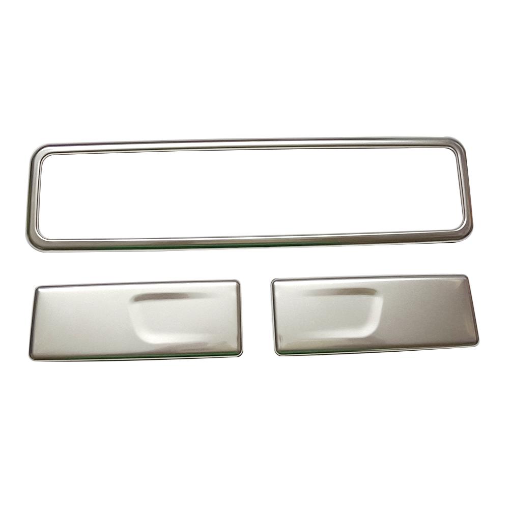 For Mercedes Benz A GLA GLB GLE GLS Class 2020 2024 2020 Car Rear Seat Armrest Water Cup Holder Button Refit Frame Cover Trim