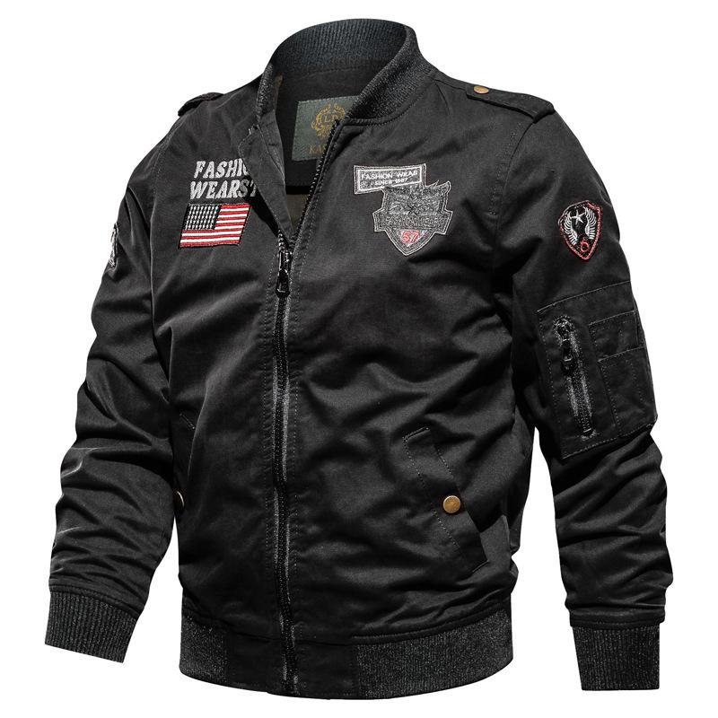 Весенне-осеннее мужское пальто большого размера Air Military Jacket Men