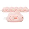 Mini Cloud Cutter Knife, Pink, 6 Pieces, Korean Toy Supplies