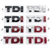 3D ABS TDI Logo Letters Emblem Car Fender Trunk Badge Sticker Decal Accessories