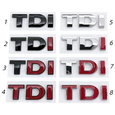 3D ABS TDI Логотип Буквы Эмблема Автомобиль Крыло Багажник Значок Наклейка Наклейка Аксессуары