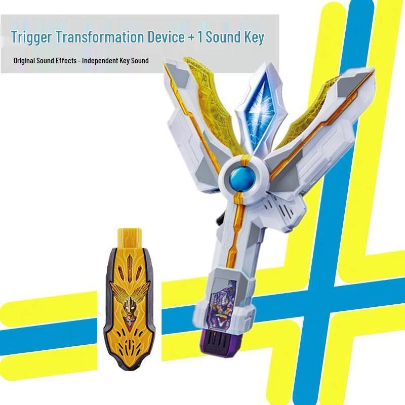 Ultraman Dark Trigger Shining Blade Henshin Ring with Victory Light Stick
