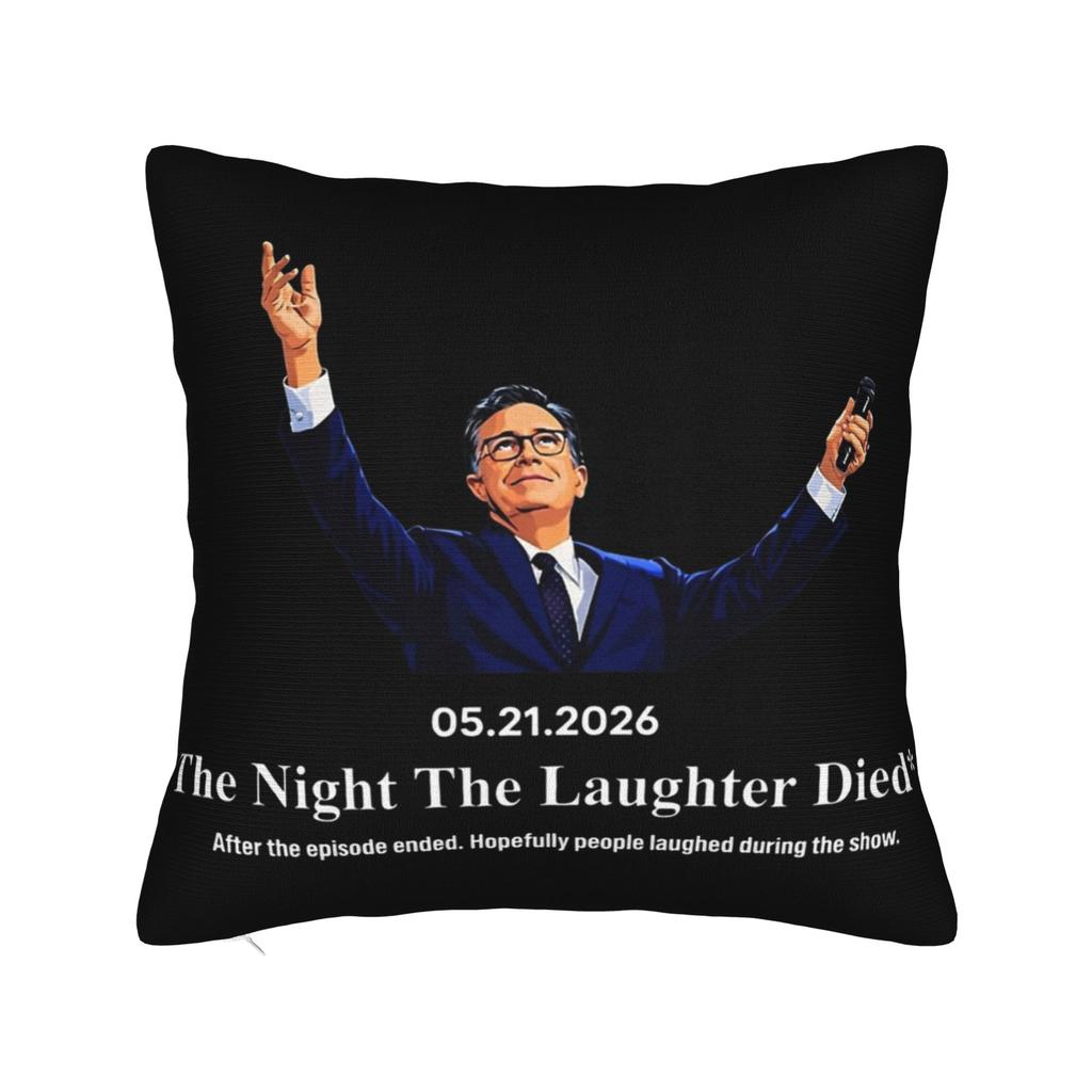 Decorative Pillow Covers Stephen Colbert The Late Show Accessories Home Throw Pillow Case Cover Zippered Multiple Sizes