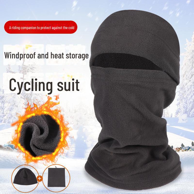 Warm Polar Fleece Cycling Mask and Neck Cover for Outdoor Winter Sports
