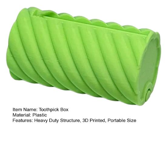 3D-печатный диспенсер для зубочисток, сверхпрочный пластиковый держатель для зубочисток, портативный, для дома, офиса