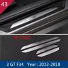 For BMW 3 4Series3GT F30 F31 F32 interior Glove Box Co-Pilot Toolbox Strips Sequin Decorative Cover Trim Car Styling Accessories