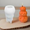 Хэллоуин Забавная Форма Тыквы Декорация Силиконовая Форма Тыква Ароматерапевтическая Свеча Гипсовая Смоляная Форма Жуткая Форма для Поделок