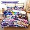 Show by Rock Pattern Bedding Set Quilt Cover Pillowcase Home Decor Gift (1 * duvet cover + 2 * pillowcase, without core)