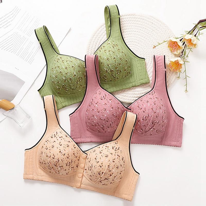 Женский бюстгальтер большого размера с передней застежкой, с широкими бретелями, в стиле жилета