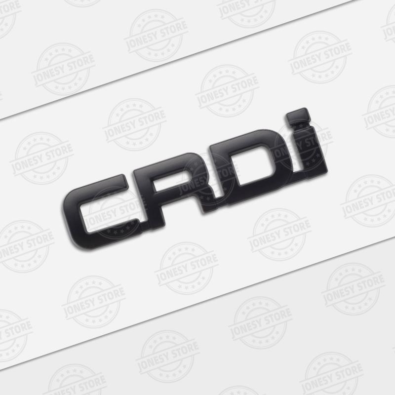 Auto Metal CRDi Logo 3D Badge Lettering Decals Trunk WOEKFD6 Sticker For Kona Tucson Accent Sorento Carens Carnival Sportage Car Styling