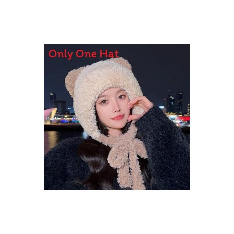 Winter Plush Cat Ear Hat With Warmth For Girls And Teens