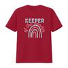 Keeper Of The Gender T Shirt Cute Baby Reveal Party Perfect for Her Announcement vintage Washed Comfortable Versatile graphic