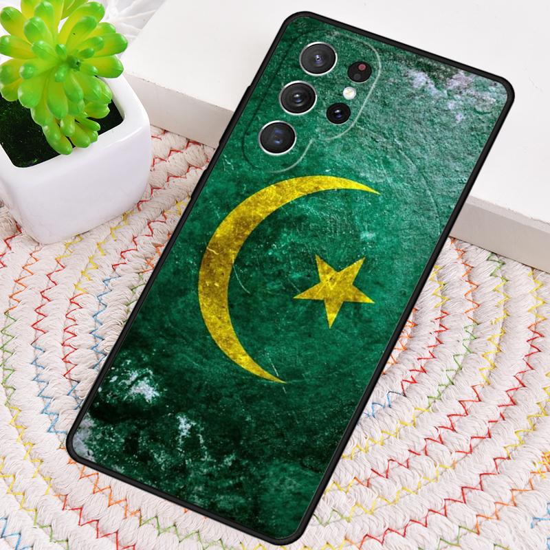 Силиконовый чехол для телефона с флагом Мавритании для Samsung Galaxy note 10 pro S26 S25 S24 S23 S22 S21 Plus S25Ultra Capa Cover