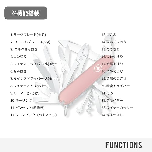 Victorinox Handyman Swiss Army Knife - Multi-functional Knife with Pliers - 24 Functions - Swiss-made Multi-tool [Domestic Genuine Product] 1.3773