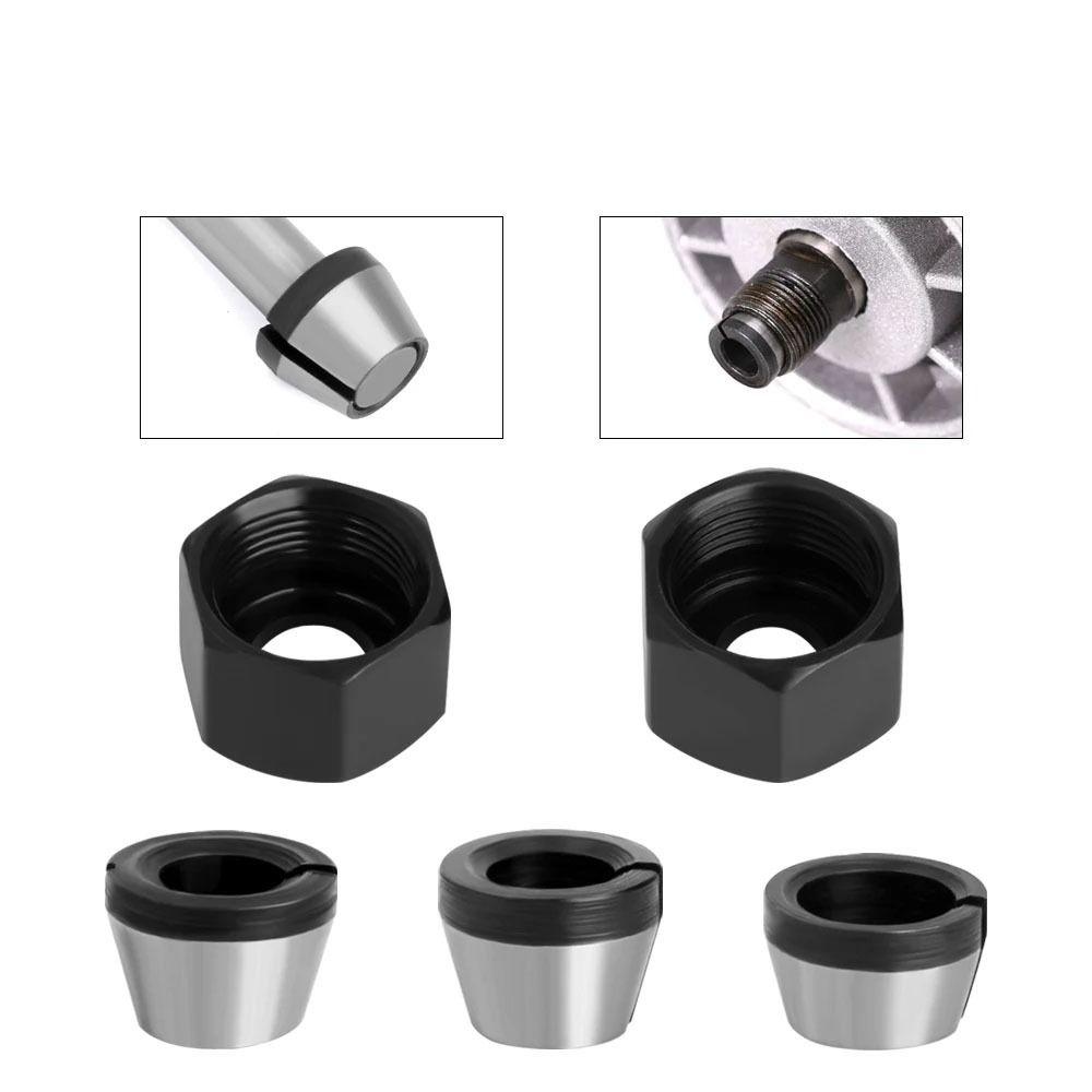 Wear Resistance Trimming Clamp Adapter Universal Milling Cutter Chuck Router Collet Chuck