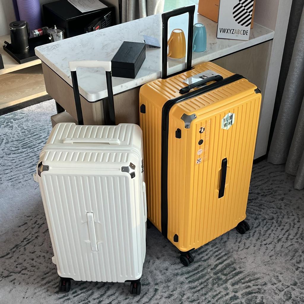 Очень большой антибактериальный чемодан-тележка с 5 колесами и кодовым замком