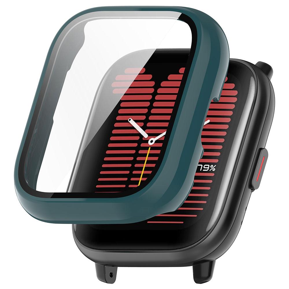 Чехол для часов + Защитная пленка для экрана для Huami Amazfit Active A2211 Защитная крышка для экрана с рамкой из закаленного стекла Чехлы