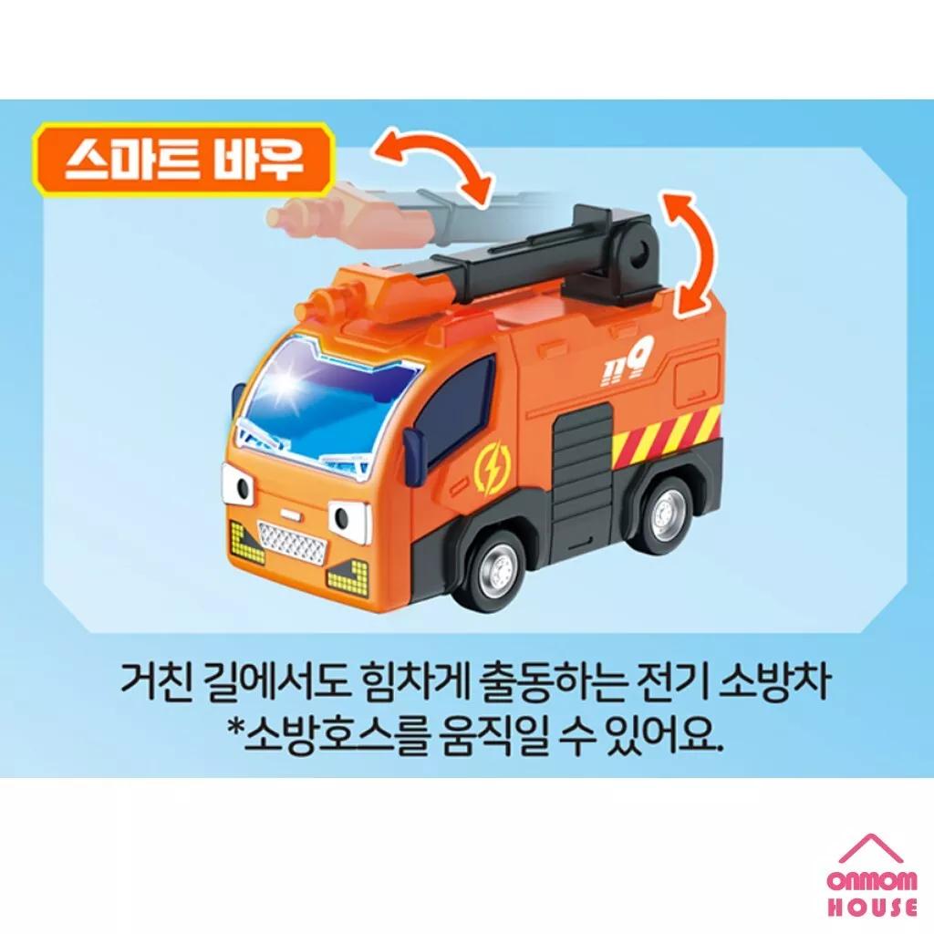 Tayo The Little Bus Friends Special Set Smart Set LED Light Mini Car Toy, SMART BAU, SMART KRO, Smart Bolt Korean Toys